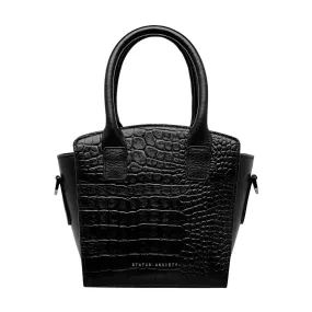 Status Anxiety Worst Behind Us - Black Croc Emboss