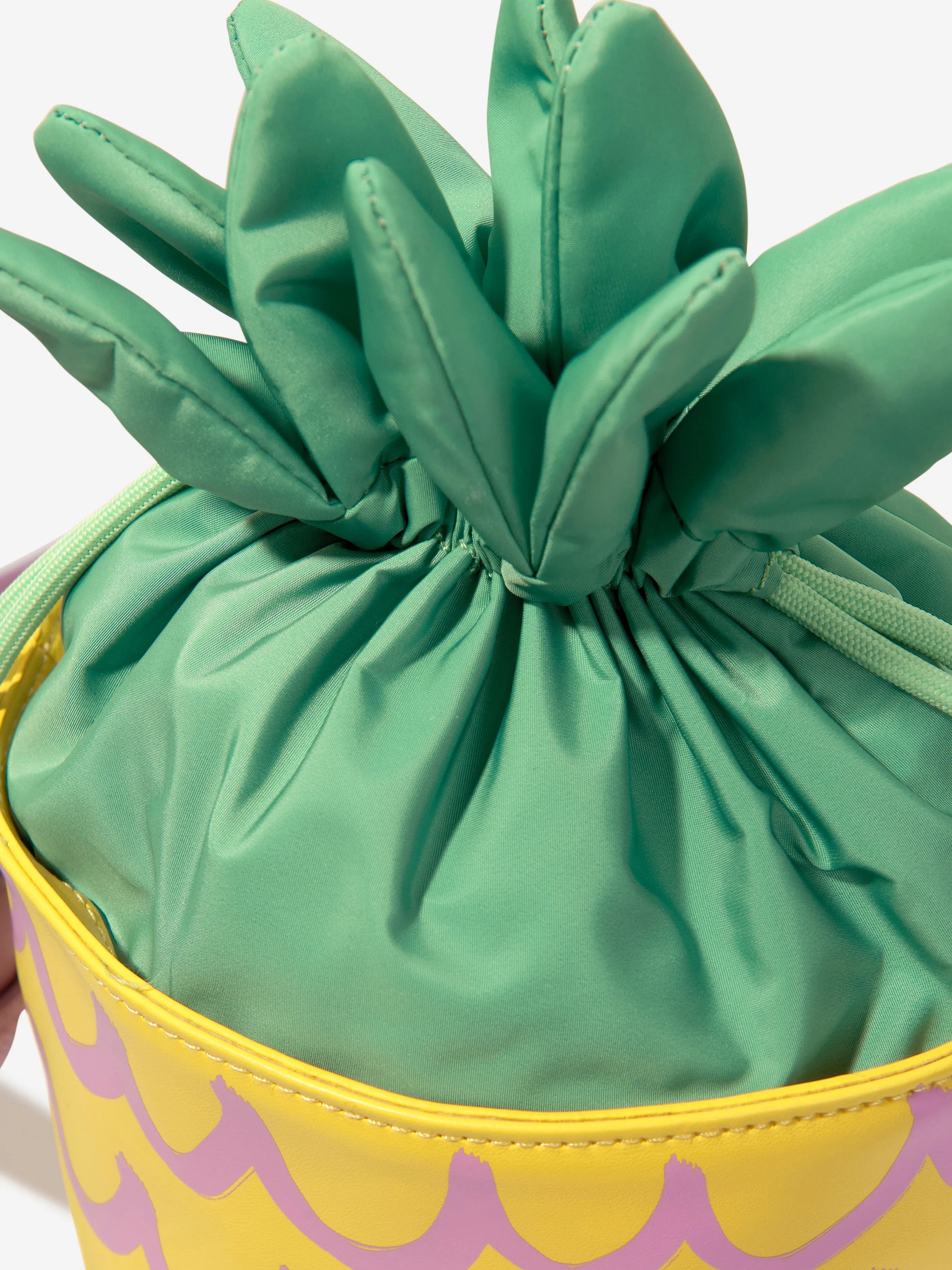 Stella McCartney Girls Pineapple Bucket Bag in Yellow (18cm)