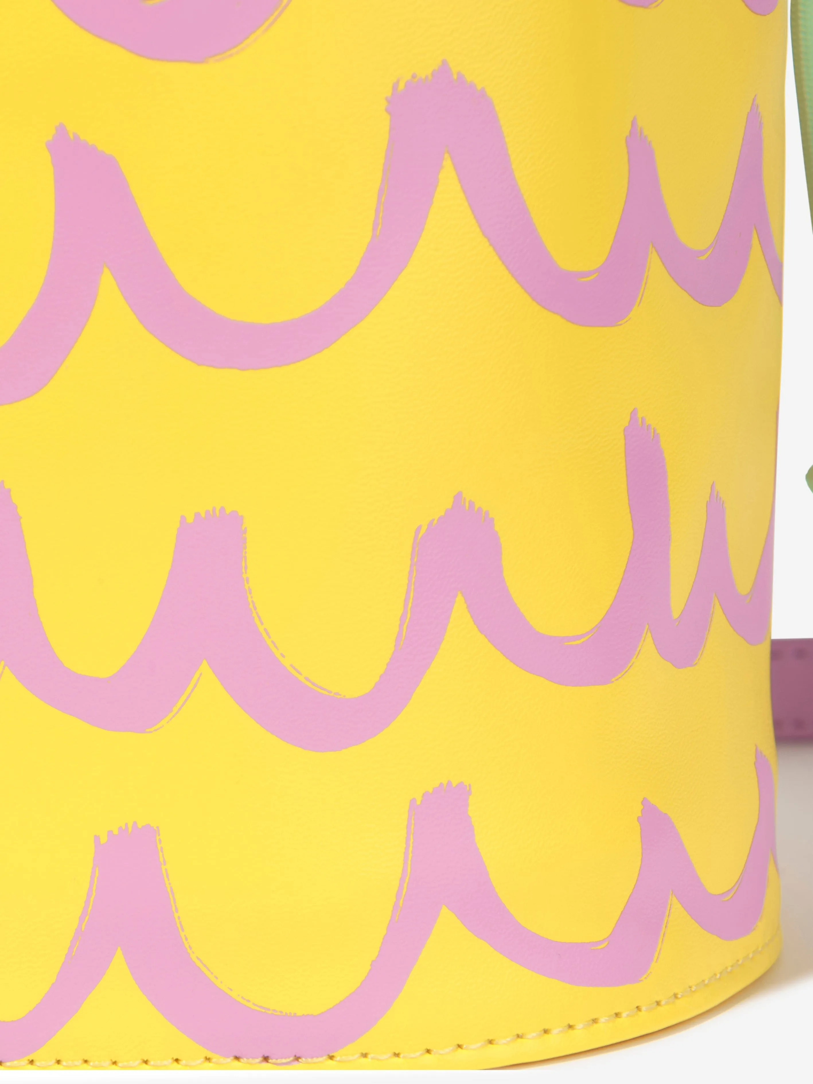 Stella McCartney Girls Pineapple Bucket Bag in Yellow (18cm)