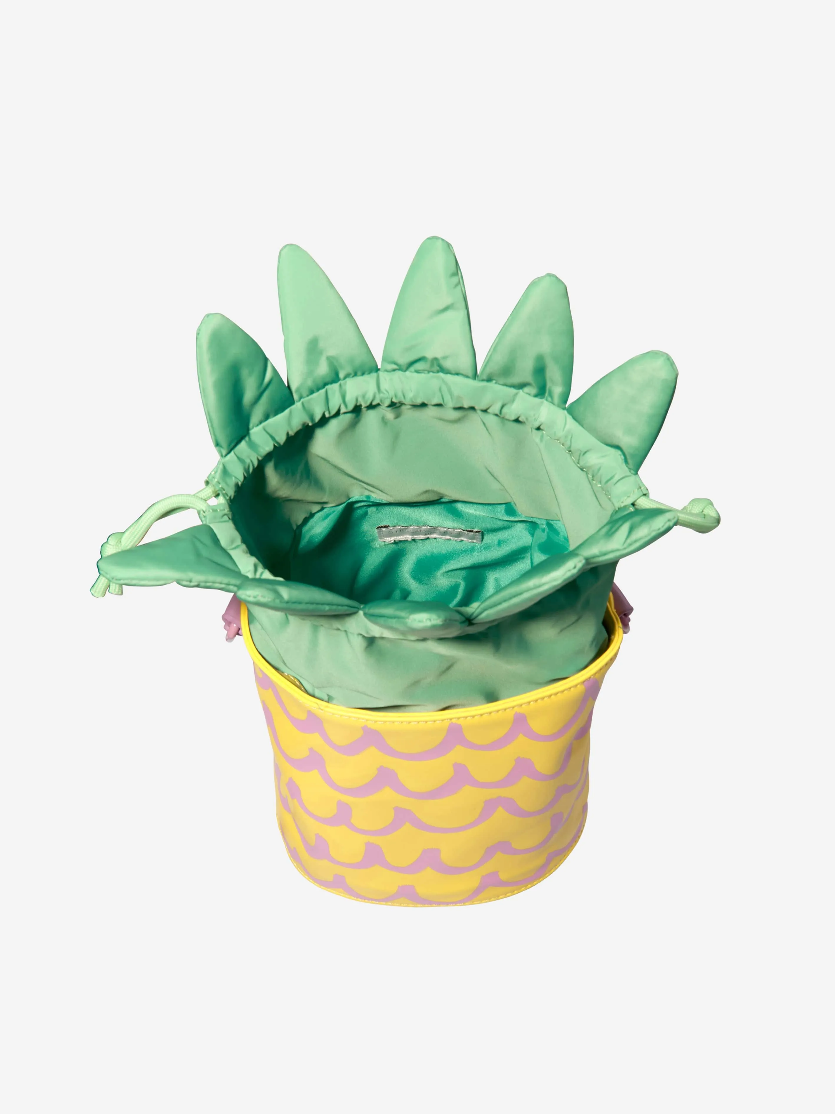 Stella McCartney Girls Pineapple Bucket Bag in Yellow (18cm)