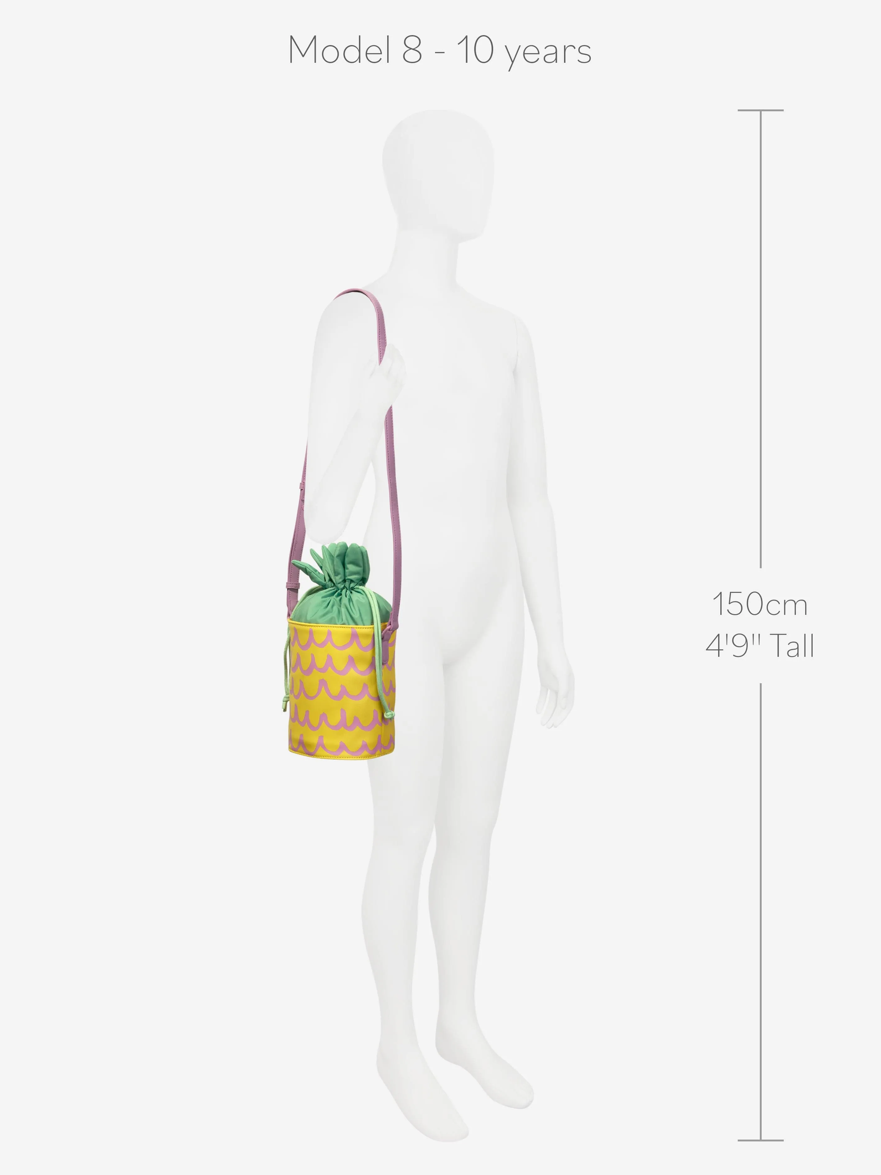 Stella McCartney Girls Pineapple Bucket Bag in Yellow (18cm)