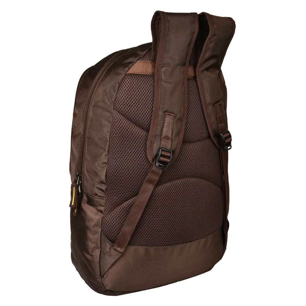 Suntop Pixel Daypack Bag Waterproof Fabric 24 L BackpackŒæ(Brown and Mustard Yellow)