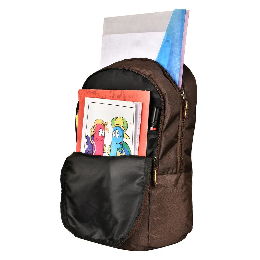 Suntop Pixel Daypack Bag Waterproof Fabric 24 L BackpackŒæ(Brown and Mustard Yellow)