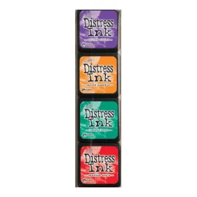Tim Holtz Distress Mini Ink Pads 4 Pack - Kit 15