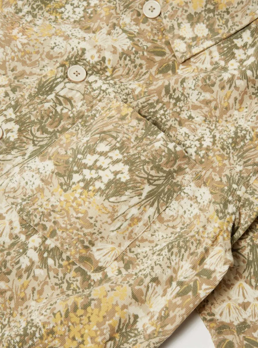 Universal Works - Tech Overshirt In Sand Garden Cord