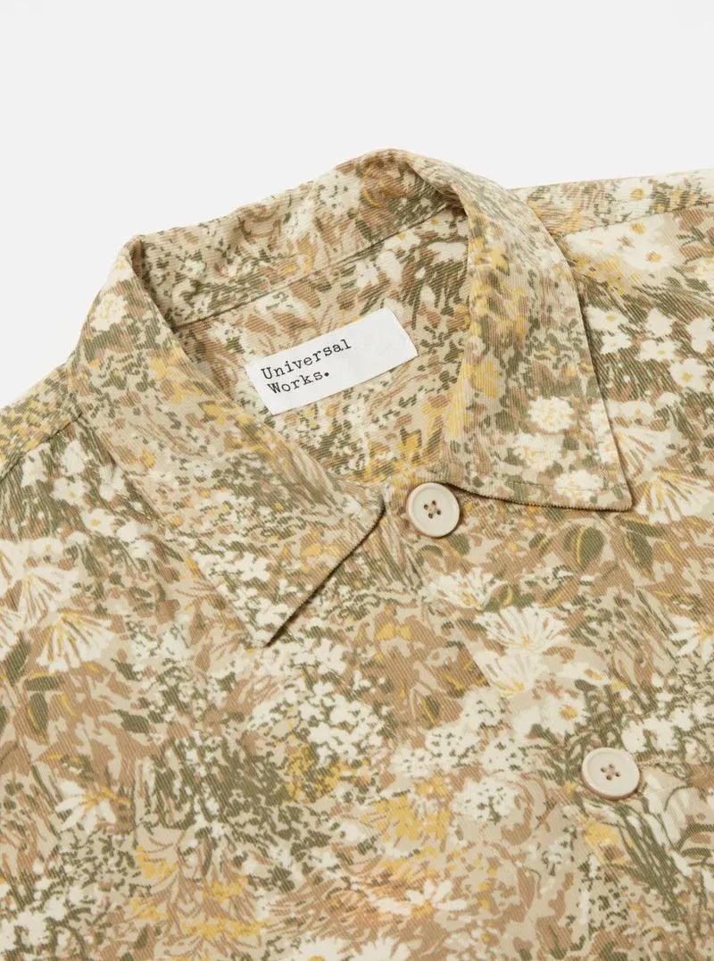 Universal Works - Tech Overshirt In Sand Garden Cord
