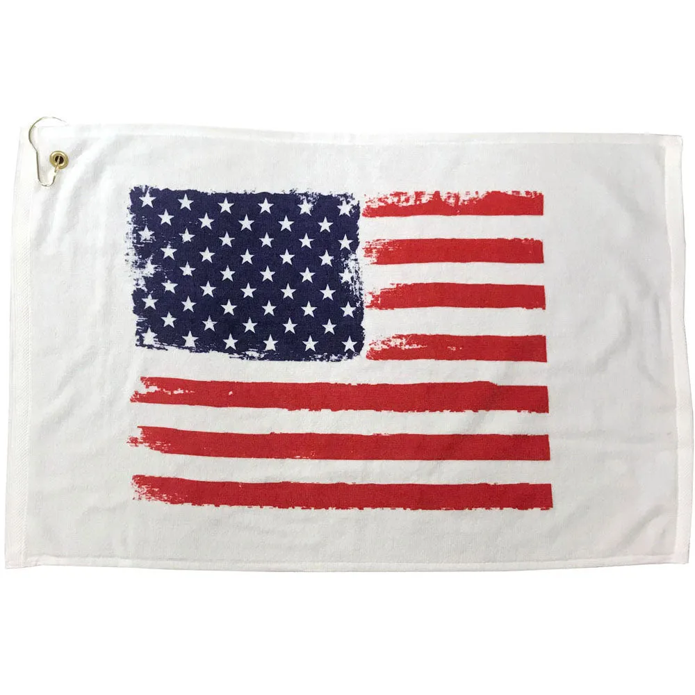 USA Flag Golf Towel