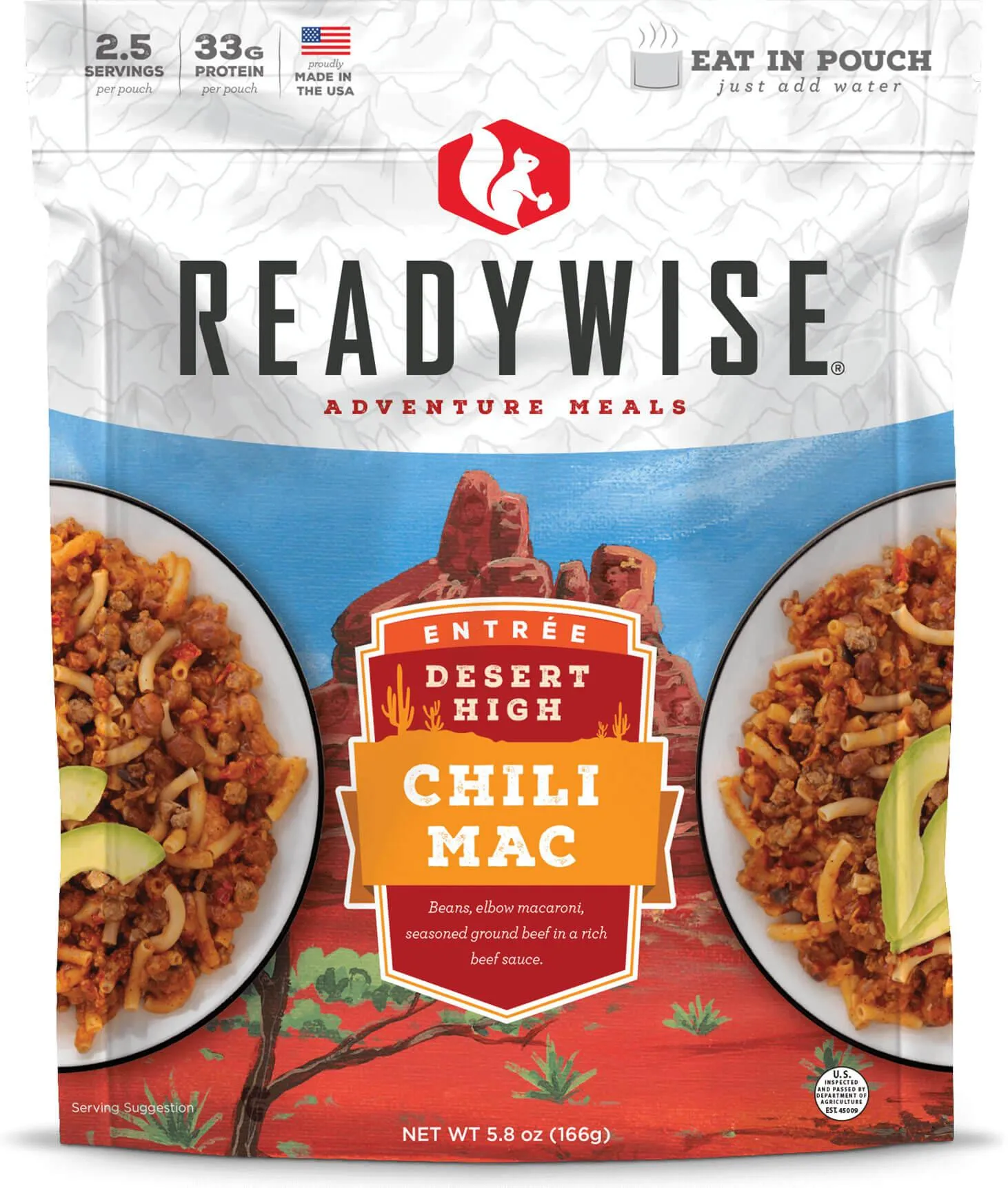 Value Pack Case of 6 Desert High Chili Mac with Beef