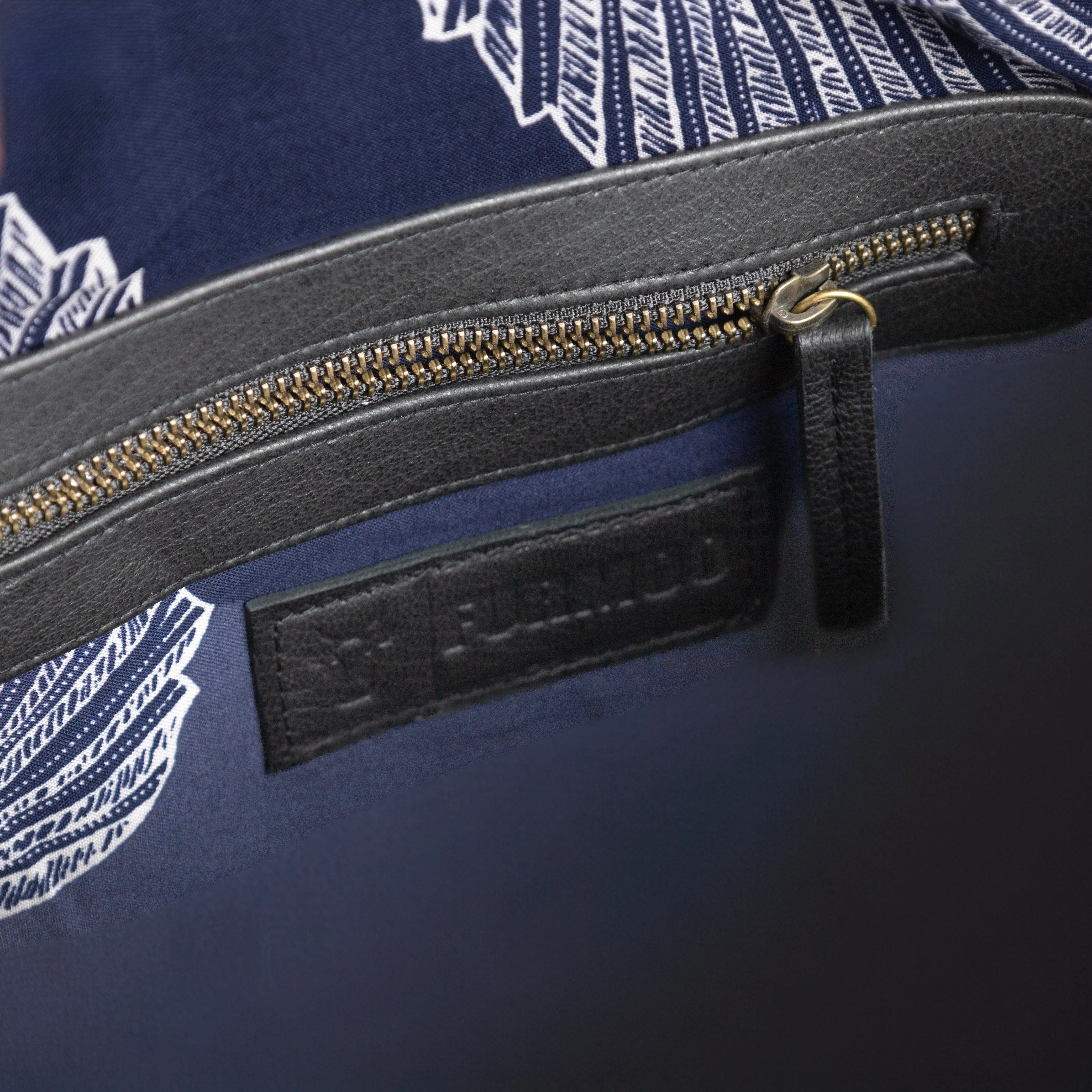 Wild Stripes Cowhide Tote Bag