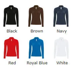 Women's Long Sleeved Safran B&C Polo